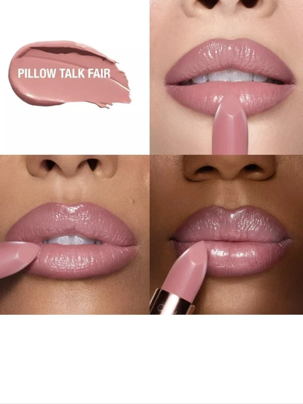 Charlotte Tilbury K.I.S.S.I.N.G: Pillow Talk Fair, .12oz (Full Size), NIB